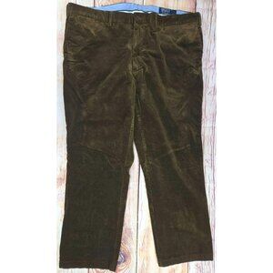Polo Ralph Lauren Classic Fit Mens Corduroy Pants 42x30 Brown Cotton Durable